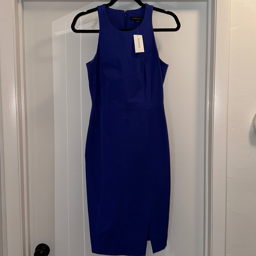 Banana Republic blue stretch dress